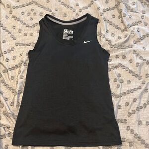 Nike Women's Black Dri-FIT Tank Top